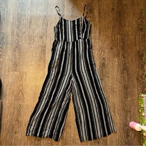 American Eagle Striped Jumpsuit